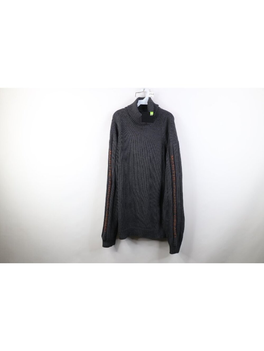 Deadstock Vintage 90s Marithe Francois Girbaud Mens 3XL Knit Turtleneck Sweater